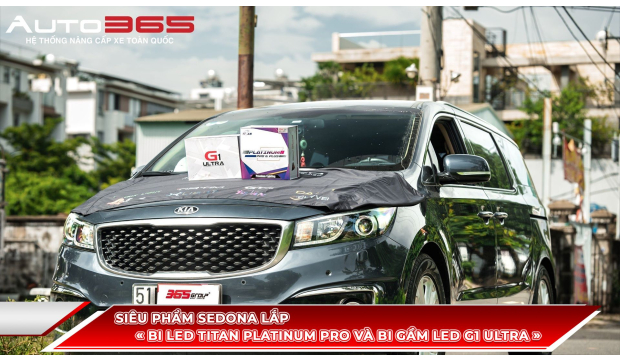 Siêu Phẩm Sedona Lắp Bi LED Titan Platinum Pro Và Bi Gầm Led G1 Ultra